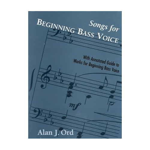 Bild von Songs for Beginning Bass Voice: Selected Songs with an Annotated Guide (English Edition)