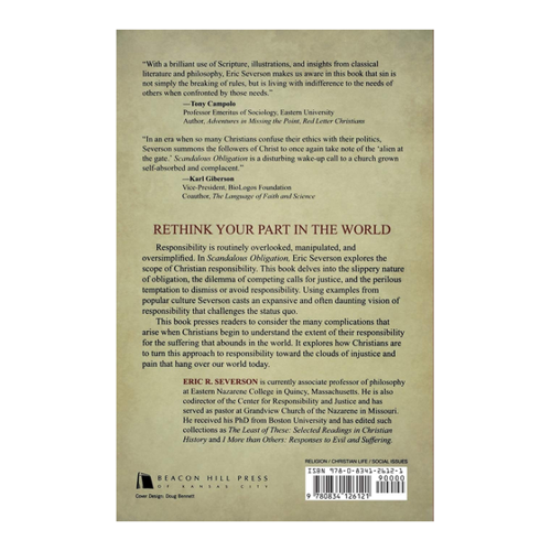 Bild von Scandalous Obligation: Rethinking Christian Responsibility von Eric R. Severson