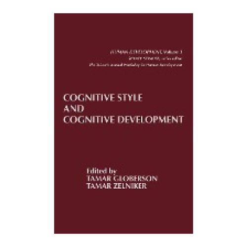 Bild von Cognitive Style and Cognitive Development – Band 3 der Human Development Series