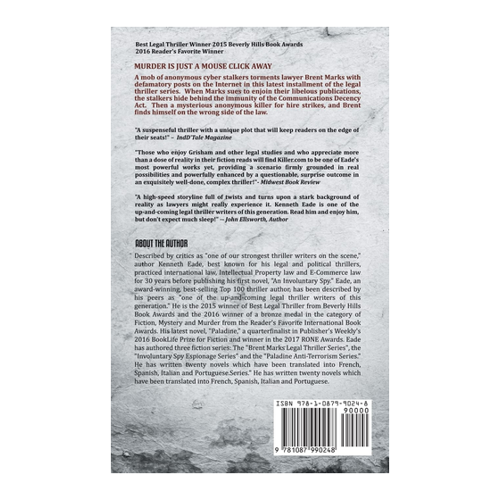 Bild von Killer.com: A Brent Marks Legal Thriller von Kenneth Eade