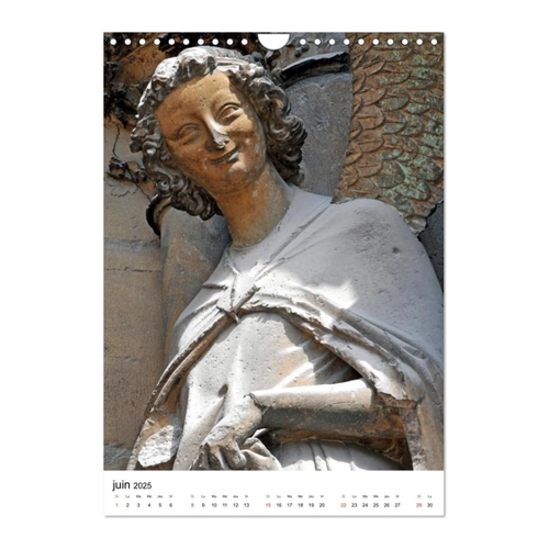 Bild von PATRIMOINE Cathédrale de Reims (Wandkalender 2025 DIN A3 hoch)