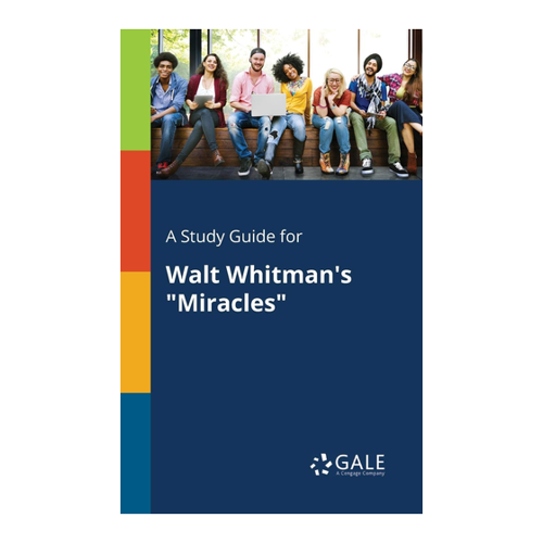 Bild von Studienführer für Walt Whitmans "Miracles" von Gale, Cengage Learning