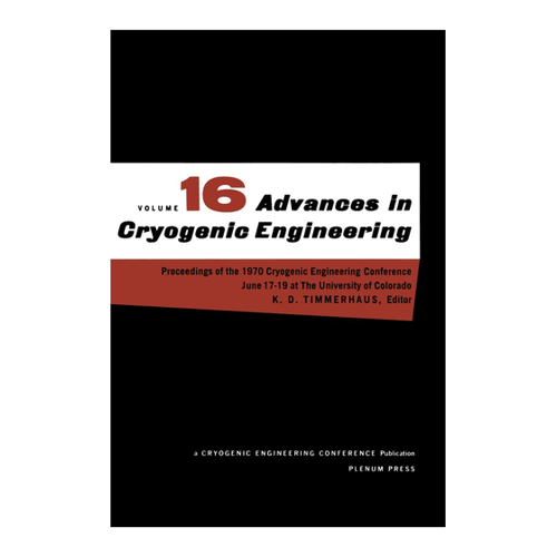 Bild von Advances in Cryogenic Engineering - Timmerhaus, K. D.