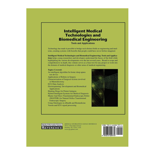Bild von Intelligent Medical Technologies and Biomedical Engineering: Tools and Applications
