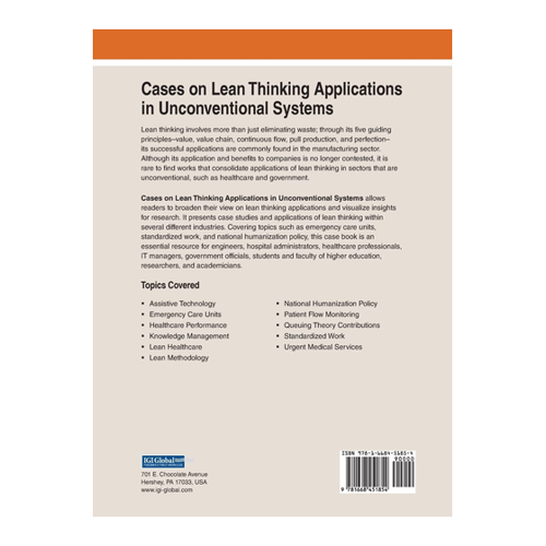 Bild von Cases on Lean Thinking Applications in Unconventional Systems – Ein fundierter Überblick