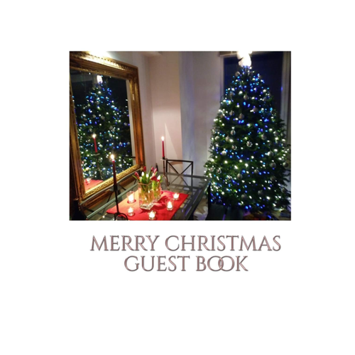 Bild von Merry Christmas Blank Guest Book