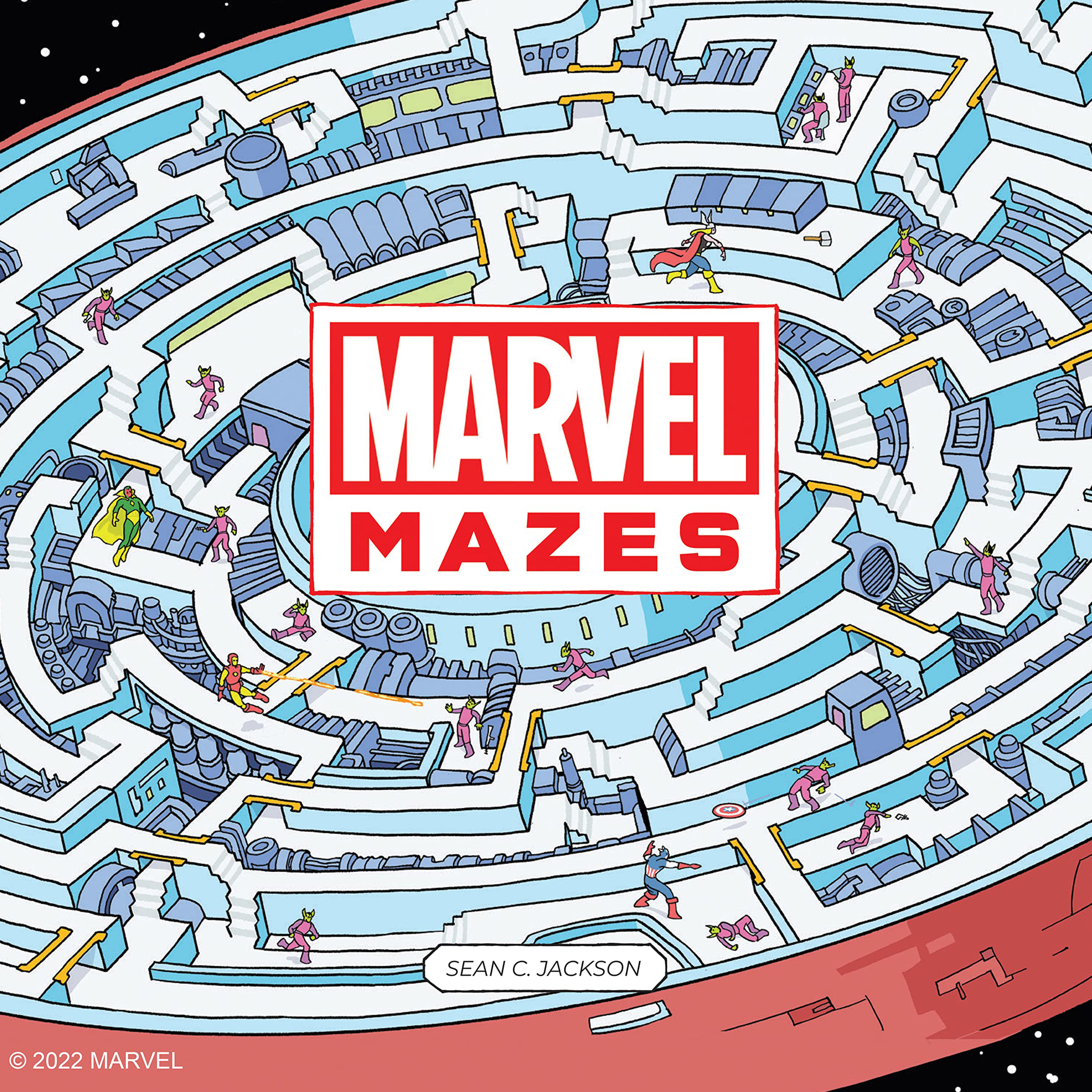 Bild von Marvel Mazes - Labyrinth- und Wimmelbuch