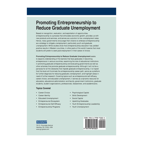 Bild von Promoting Entrepreneurship to Reduce Graduate Unemployment