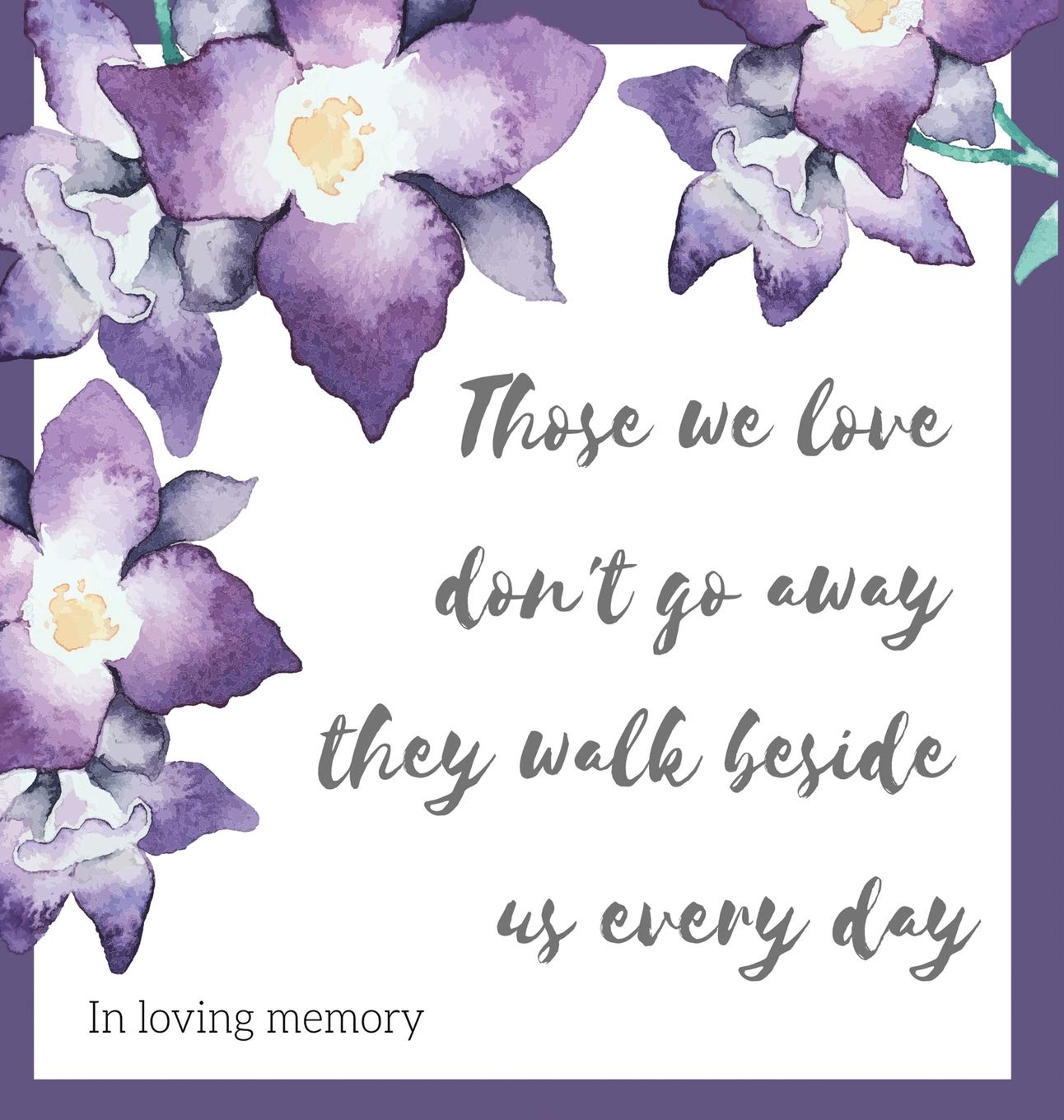 Bild von Bell, Lulu And: Religious quote in loving memory, condolence book to sign