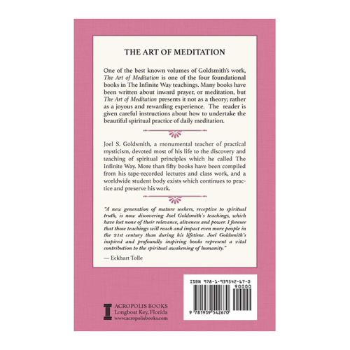Bild von Goldsmith, Joel S.: The Art of Meditation