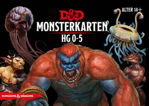 Bild von Ulisses Spiele Dungeons & Dragons - Monsterkarten 0-5, Kartenset, laminiert, 178 Karten, ab 14 Jahren (DE-Ausgabe) (Deutsch)