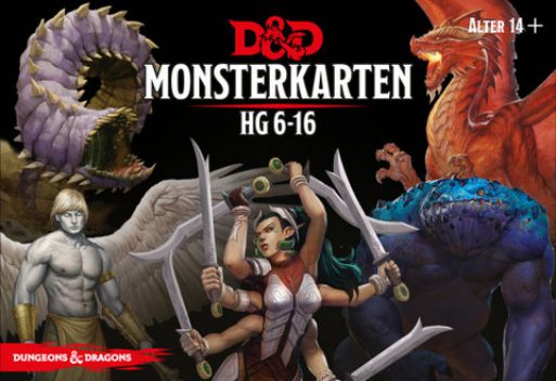 Bild von Dungeons & Dragons Monsterkarten 6-16 (Deutsch) Karten Monster Deck HG 6-16 D&D