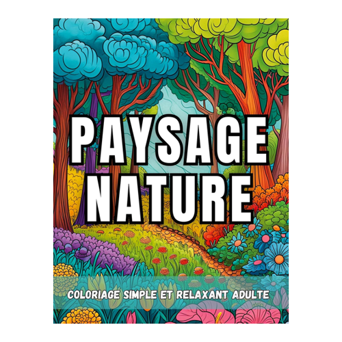 Bild von Nature, Color: Paysage nature - Ein entspannendes Malbuch für Erwachsene