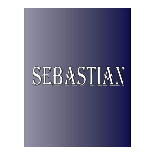 Bild von Rwg: Sebastian - 100 Seiten Notizbuch mit personalisierten Namen