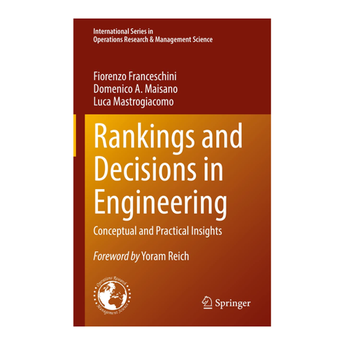 Bild von Franceschini, Fiorenzo: Rankings and Decisions in Engineering