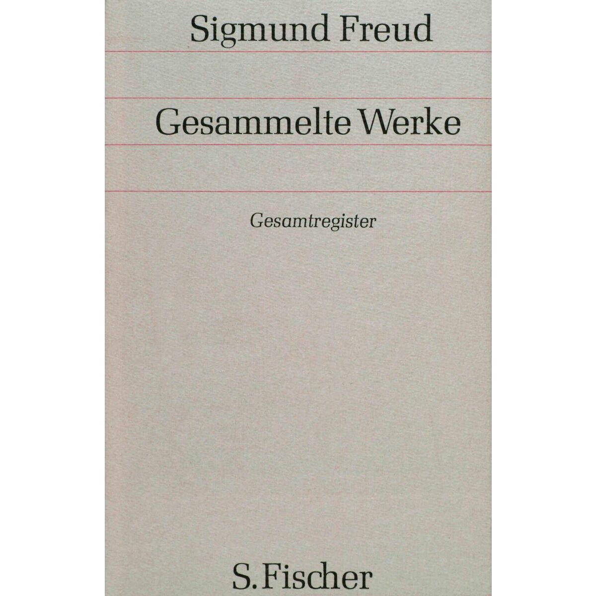 Bild von Freud, Sigmund: Gesamtregister der Bände 1-17