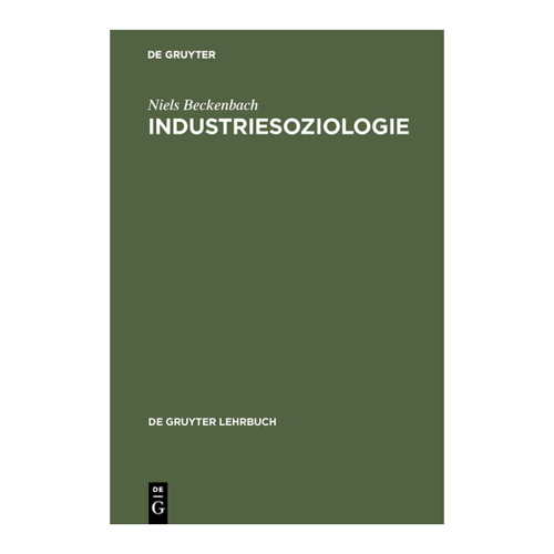 Bild von Industriesoziologie von Niels Beckenbach