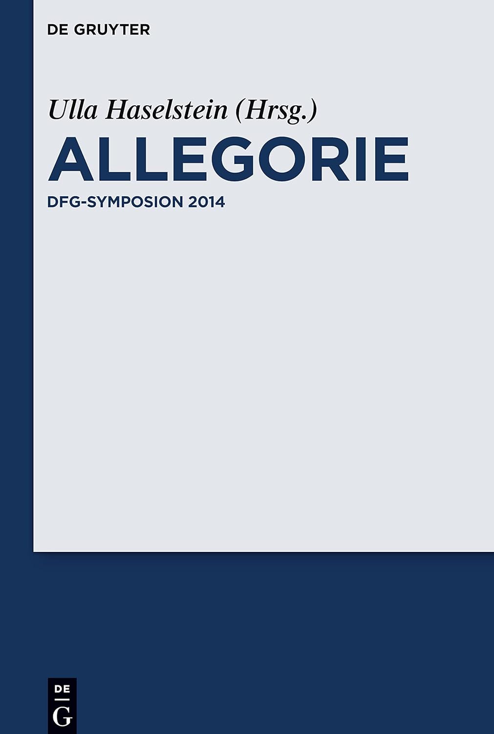 Bild von Allegorie: DFG-Symposion 2014