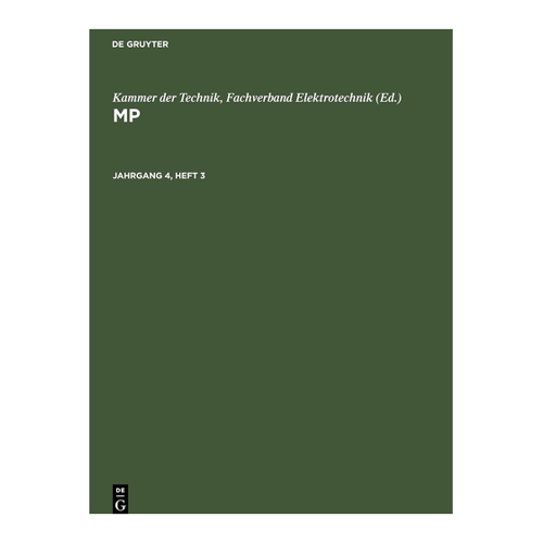 Bild von MP. Jahrgang 4, Heft 3: DE – Produktcheck