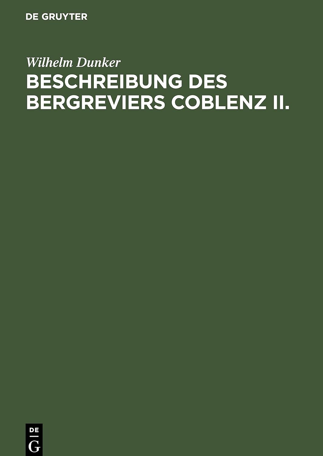 Bild von Beschreibung des Bergreviers Coblenz II.