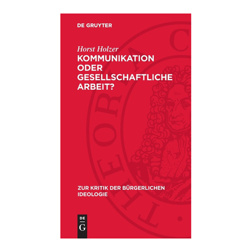 Bild von Kommunikation oder gesellschaftliche Arbeit? von Horst Holzer