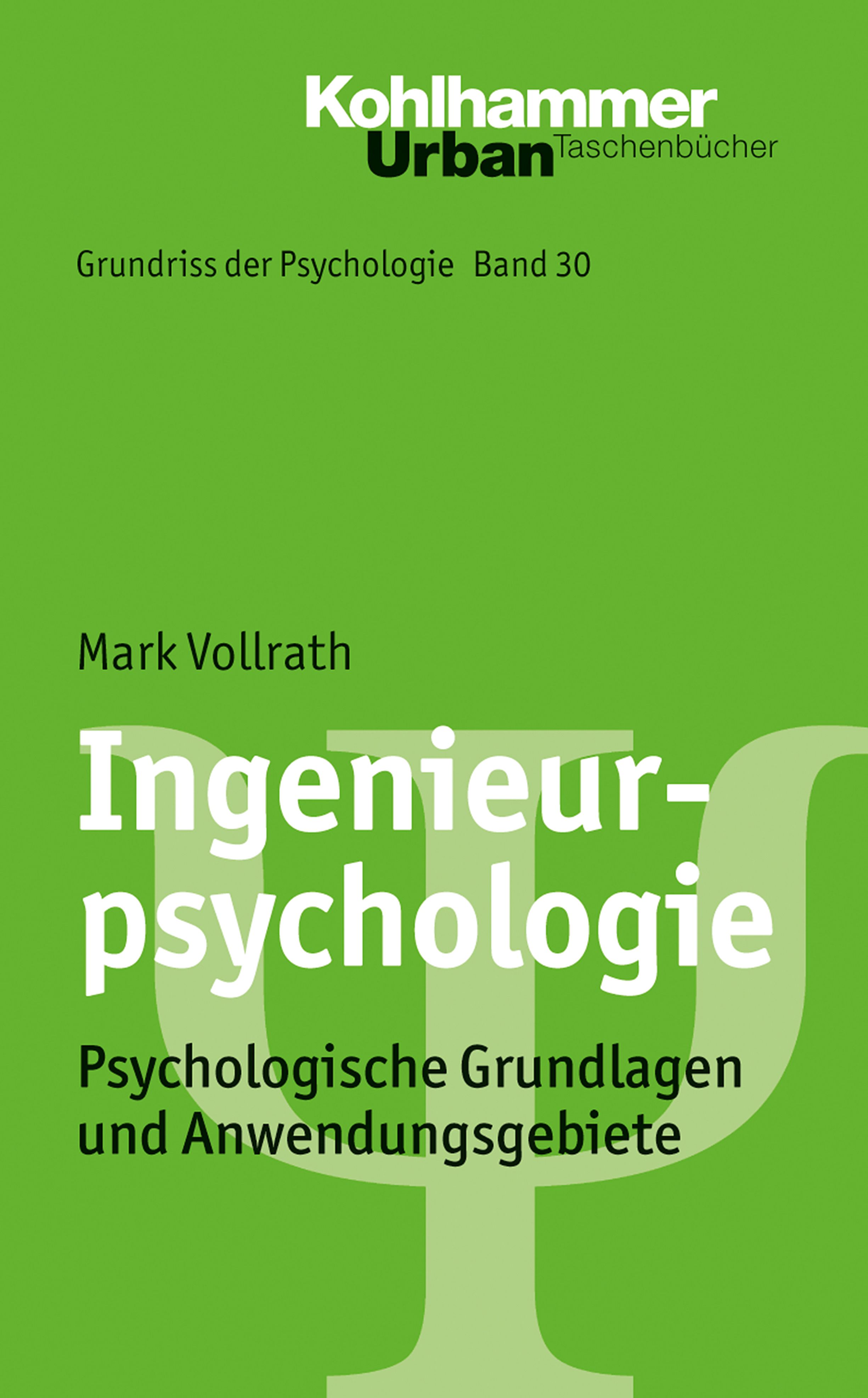 Bild von Grundriss der Psychologie / Ingenieurpsychologie