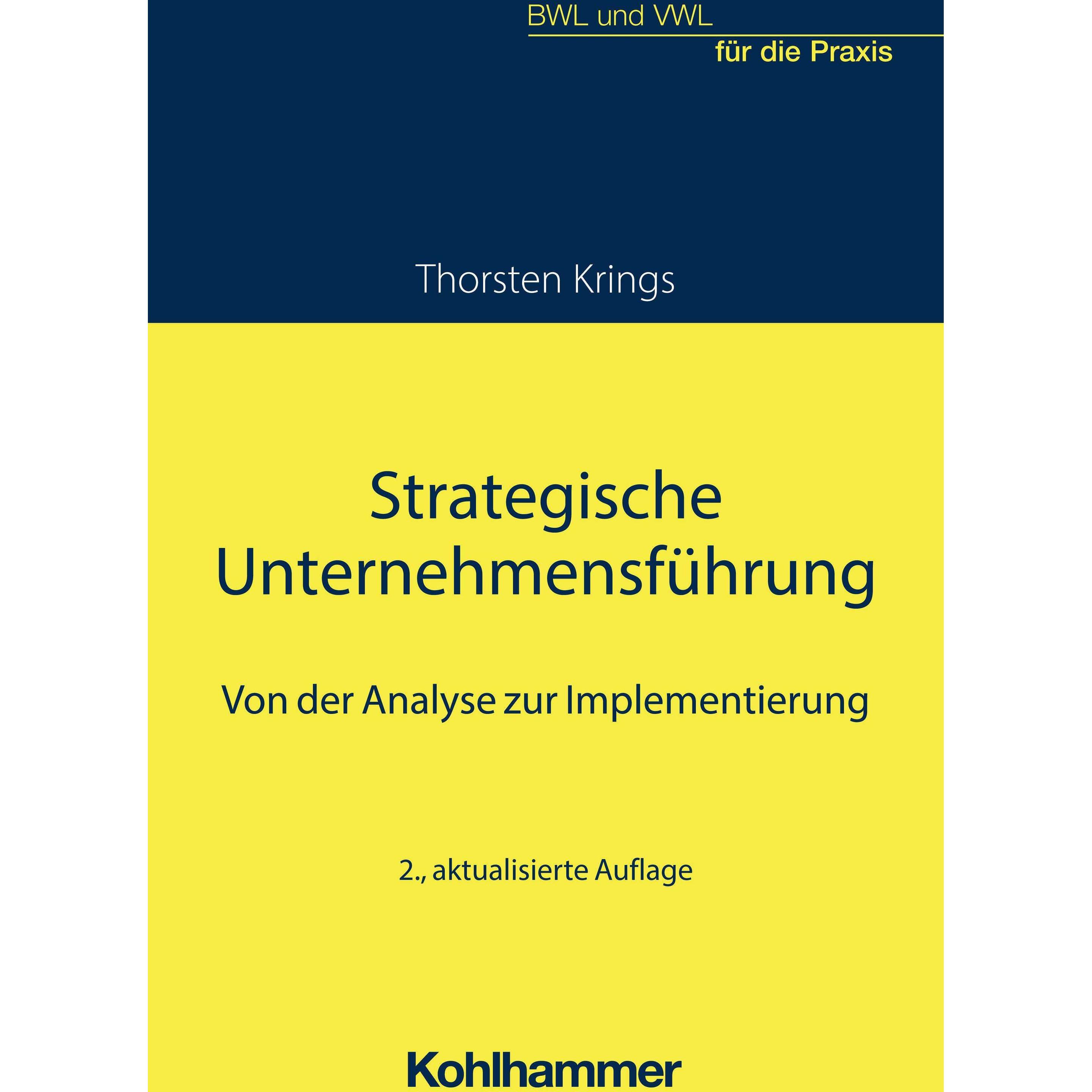 Bild von Krings:Strategische Unternehmensführung, Fachbücher von Thorsten Krings