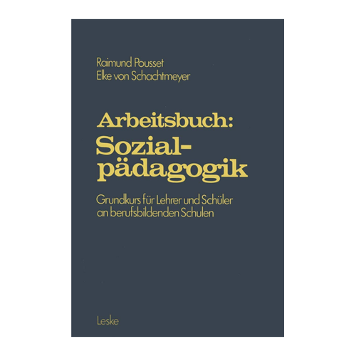 Bild von Pousset, Raimund: Arbeitsbuch: Sozialpädagogik