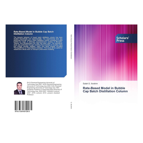 Bild von S. Ibrahim, Salah: Rate-Based Model in Bubble Cap Batch Distillation Column