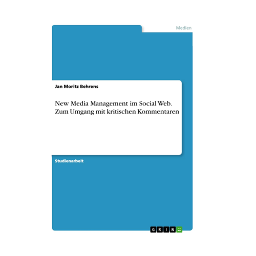 Bild von New Media Management im Social Web