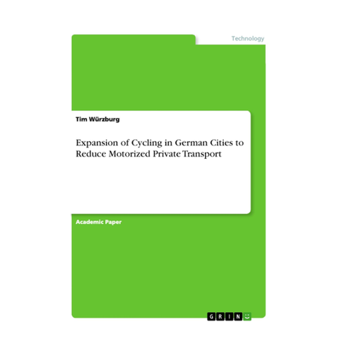 Bild von Expansion of Cycling in German Cities to Reduce Motorized Private Transport