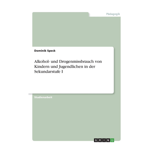 Bild von Alkohol- und Drogenmissbrauch von Kindern und Jugendlichen in der Sekundarstufe I
