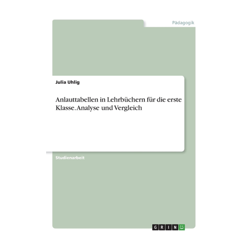 Bild von Anlauttabellen in Lehrbüchern für die erste Klasse. Analyse und Vergleich
