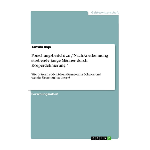Bild von Forschungsbericht zum Adonis-Komplex bei jungen Männern