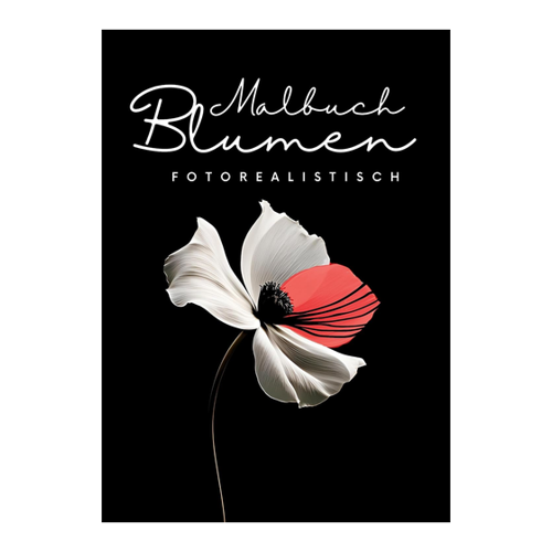 Bild von Malbuch Blumen Fotorealistisch von Nora Milles