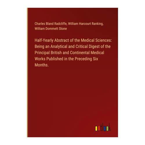 Bild von Half-Yearly Abstract of the Medical Sciences - Detailierte Produktinformation