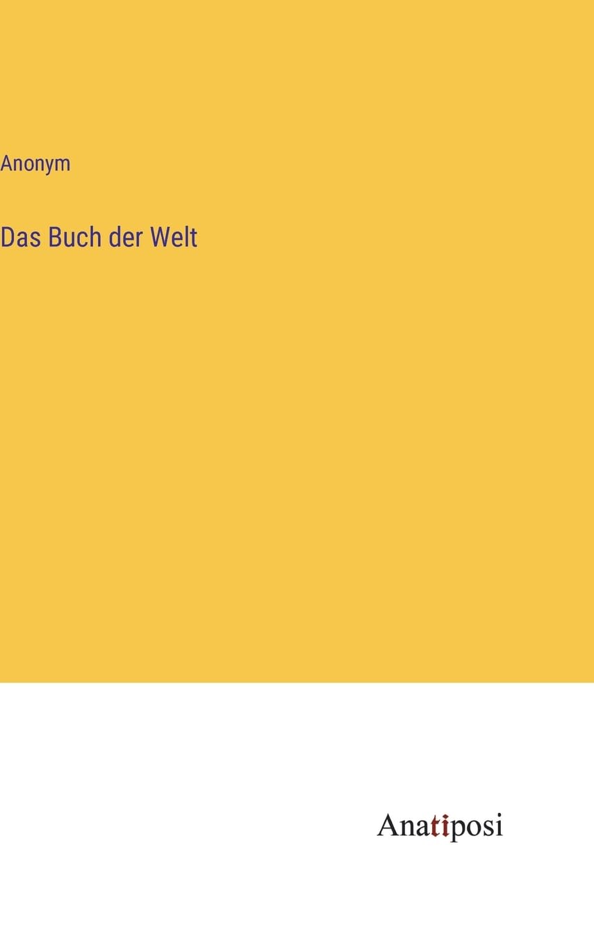 Bild von Anonym: Das Buch der Welt