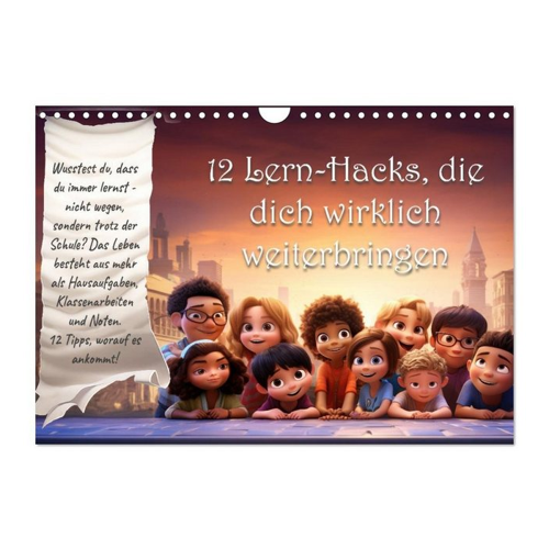 Bild von CALVENDO Wandkalender 12 Lern-Hacks 2025