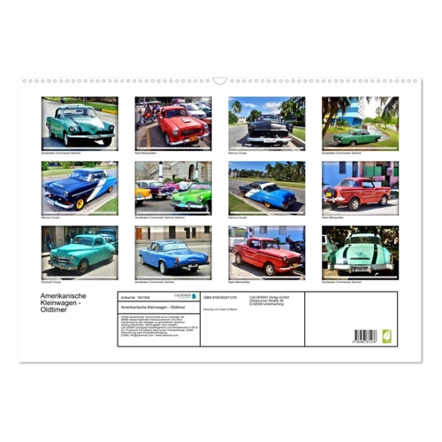 Bild von Amerikanische Kleinwagen - Oldtimer (Wandkalender 2025 DIN A2 quer) von CALVENDO