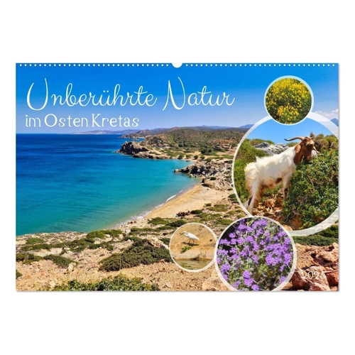Bild von Kleemann, Claudia: Unberührte Natur im Osten Kretas (Wandkalender 2025 DIN A3 quer)