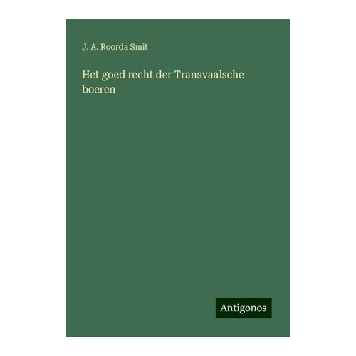 Bild von Het goed recht der Transvaalsche boeren – Eine umfassende Betrachtung