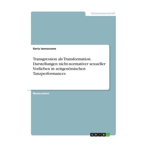 Bild von Transgression als Transformation – Ilaria Iannaccone