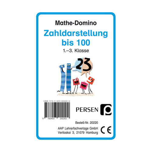 Bild von Mathe-Domino: Zahldarstellung bis 100 – Spielerisches Lernen für Schüler