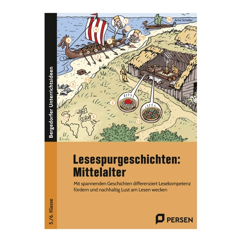Bild von Lesespurgeschichten: Mittelalter – Ein spannendes Leseabenteuer für die 5. und 6. Klasse