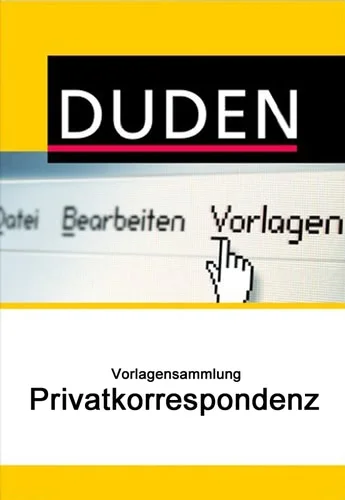 Bild von Duden Vorlagensammlung - Privatkorrespondenz Windows
