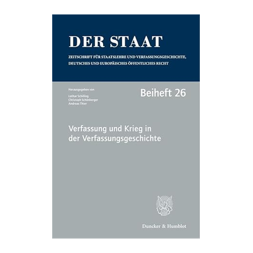 Bild von Verfassung und Krieg in der Verfassungsgeschichte