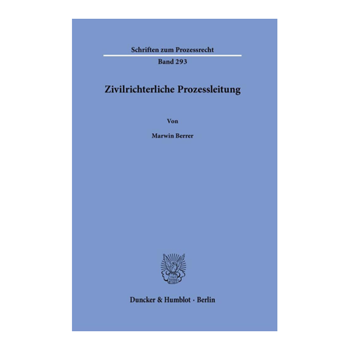 Bild von Zivilrichterliche Prozessleitung von Marwin Berrer