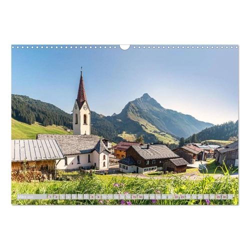 Bild von Bergwelten - Lech - Zürs (Wandkalender 2025 DIN A4 quer), CALVENDO Monatskalender