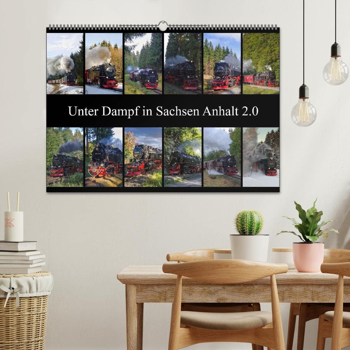 Bild von Gierok, Steffen: Unter Dampf in Sachsen Anhalt 2.0 (Wandkalender 2025 DIN A2 quer), CALVENDO Monatskalender