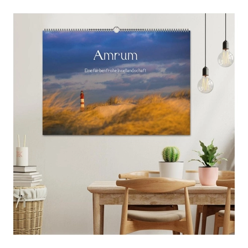 Bild von Koch - Siko-Fotomomente. De, Silke: Amrum - Eine farbenfrohe Insellandschaft (Wandkalender 2025 DIN A2 quer)